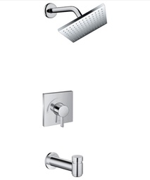 [HAN-04961000] Hansgrohe 04961000 Vernis Shape Pressure Balance Tub Shower Set Chrome