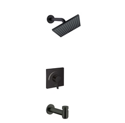 [HAN-04962670] Hansgrohe 04962670 Vernis Shape Pressure Balance Tub Shower Set Matte Black