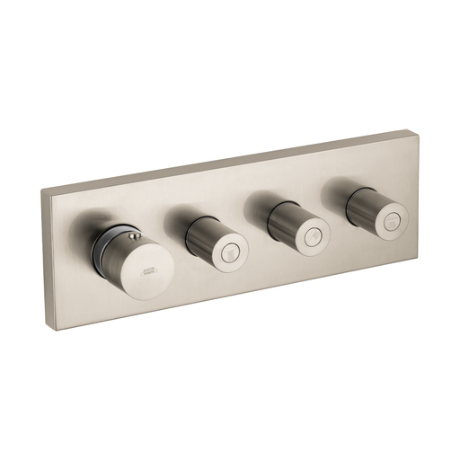 [HAN-10751821] Hansgrohe 10751821 Axor Thermostatic Module Trim 15" X 5" Brushed Nickel