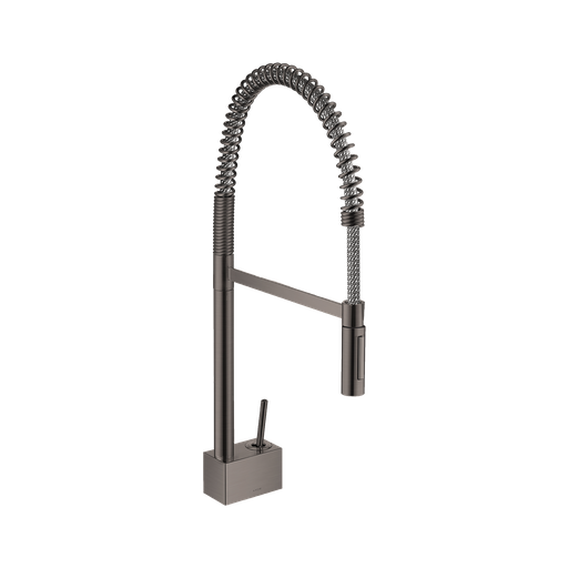 [HAN-10820341] Hansgrohe 10820341 Axor Starck Semi-Pro Kitchen Faucet Brushed Black Chrome