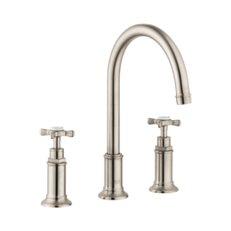 [HAN-16513821] Hansgrohe 16513821 Axor Montreux Widespread Faucet 180 Brushed Nickel