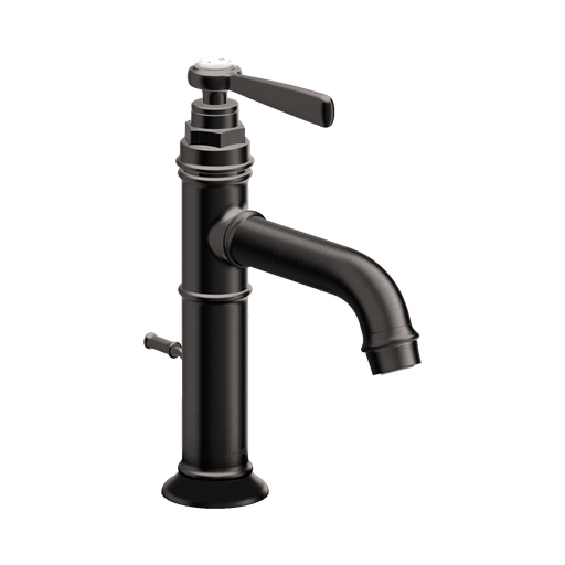 [HAN-16515341] Hansgrohe 16515341 Axor Montreux Single Hole Faucet 100 Brushed Black Chrome