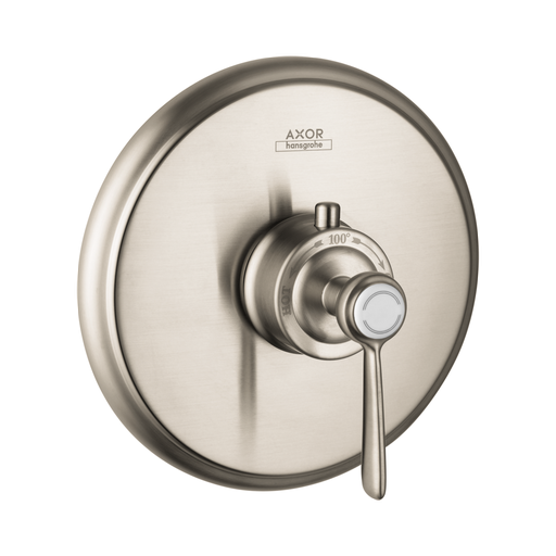 [HAN-16824821] Hansgrohe 16824821 Axor Montreux Thermostatic Trim with Lever Handle Brushed Nickel