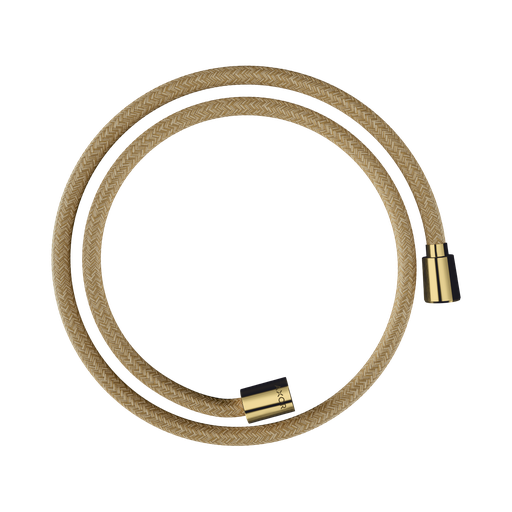 [HAN-28227990] Hansgrohe 28227990 Axor Textile Hose With Cylindircal And Conical Nut 49" Polished Gold Optic