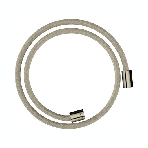 [HAN-28228830] Hansgrohe 28228830 Axor Textile Hose With Cylindircal Nut 49" Polished Nickel