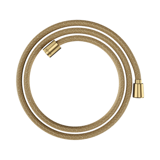 [HAN-28259250] Hansgrohe 28259250 Axor Textile Hose With Cylindrical And Conical Nut 63" Brushed Gold Optic