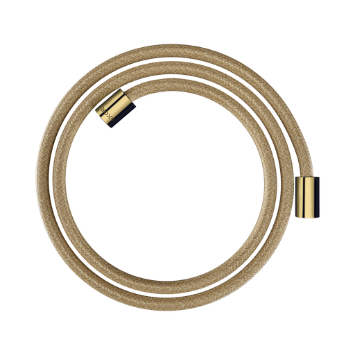 [HAN-28261990] Hansgrohe 28261990 Axor Textile Hose With Cylindrical Nut 63" Polished Gold Optic