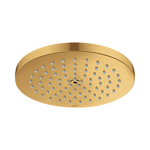 [HAN-28618251] Hansgrohe 28618251 Axor Starck Showerhead 180 1-Jet Powder Rain Brushed Gold Optic