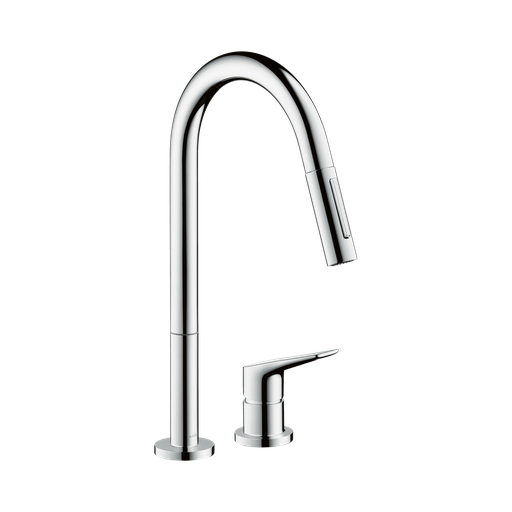 [HAN-34813001] Hansgrohe 34813001 Axor Citterio 2-Hole Single Handle Kitchen Faucet Chrome