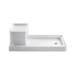 [KOH-1976-0] Kohler 1976-0 Tresham 60 X 32 Receptor With Integral Seat And Right-Hand Drain