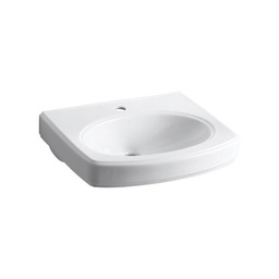 [KOH-2028-1-0] Kohler 2028-1-0 Pinoir Lavatory Basin With Single-Hole Faucet Drilling