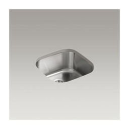 [KOH-3335-NA] Kohler K3335 Undertone 19 x 19 Extra Large Rounded Undermount Single Kitchen Sink