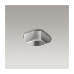 [KOH-3336-NA] Kohler K3336 Undertone 15 x 17 Rounded Undermount Single Bowl Kitchen Sink