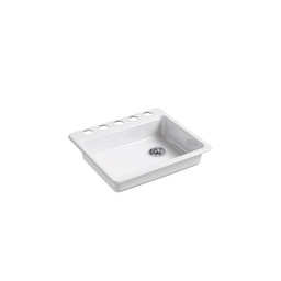 [KOH-5479-5U-0] Kohler 5479-5U-0 Riverby 25 X 22 X 5-11/12 Under-Mount Single-Bowl Kitchen Sink