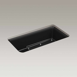 [KOH-8206-CM1] Kohler 8206-CM1 Cairn 33-1/2 X 18-5/16 X 9-1/2 Neoroc Under-Mount Single-Bowl Kitchen Sink With Sink Rack