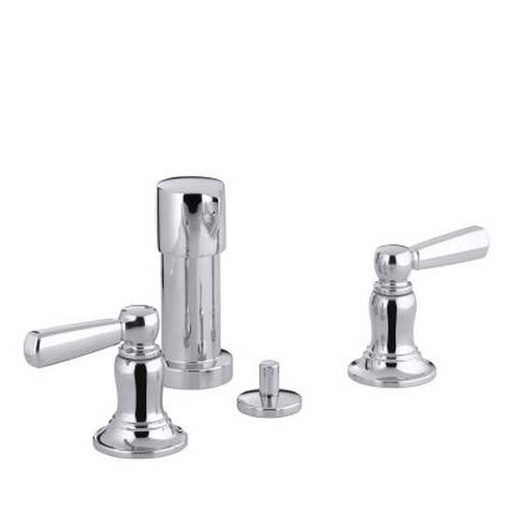 [KOH-10586-4-CP] Kohler 10586-4-CP Bancroft Bidet Faucet With Lever Handles