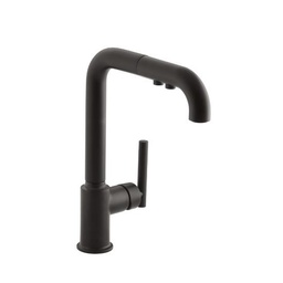 [KOH-7505-BL] Kohler 7505-BL Purist Primary Pullout Kitchen Faucet Matte Black