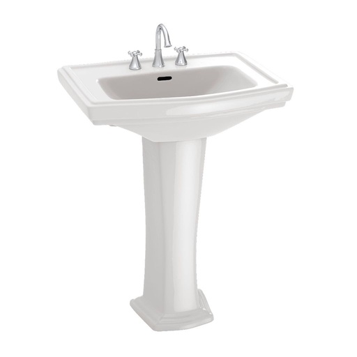 [TOTO-LPT780#01] TOTO LPT780 Clayton Pedestal Lavatory Sink Cotton