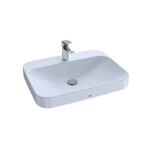 [TOTO-LT416G#01] TOTO LT416G Arvina 23-5/8" Rectangle Vessel Lavatory Sink Cotton White