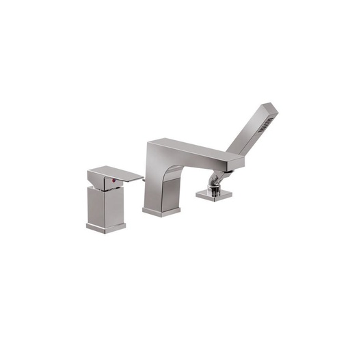 [ALT-2077201] ALT 20772 Riga 3 Piece Deckmount Tub Filler With Handshower Chrome