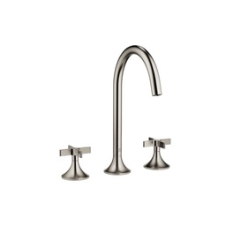 [DOR-20713809-060010] Dornbracht 20713809 Vaia Three Hole Faucet Cross Handle Platinum Matte