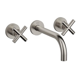 [DOR-36712892-060010] Dornbracht 36712892 Tara Wall Mounted Lavatory Faucet Platinum Matte