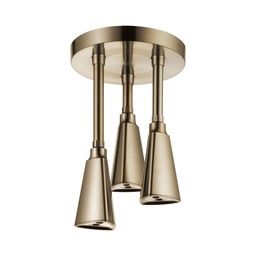 [DEL-57140-CZ] Delta 57140 Zura H2Okinetic Pendant Raincan Shower Head Champagne Bronze