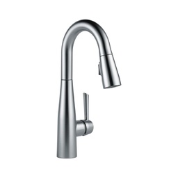 [DEL-9913-AR-DST] Delta 9913 Essa Single Handle Pull Down Bar Prep Faucet Arctic Stainless