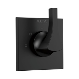 [DEL-T11874-BL] Delta T11874 Zura 3 Setting 2 Port Diverter Trim Matte Black