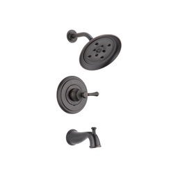 [DEL-T14497-RBLHP] Delta T14497 Cassidy Monitor 14 Series H2Okinetic Tub Shower Trim Less Handle Venetian Bronze