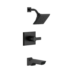 [DEL-T14499-BL] Delta T14499 Pivotal Monitor 14 Series H2Okinetic Tub And Shower Trim Matte Black