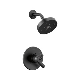 [DEL-T17259-BL] Delta T17259 Trinsic Monitor 17 Series H2Okinetic Shower Trim Matte Black