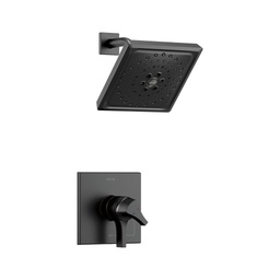 [DEL-T17274-BL] Delta T17274 Zura 17 Series Multi Choice H2Okinetic Shower Only Trim Matte Black