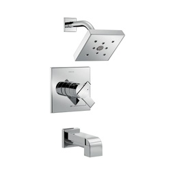 [DEL-T17467] Delta T17467 Ara Monitor 17 Series H2Okinetic Tub And Shower Trim Chrome