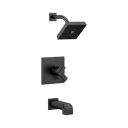 [DEL-T17467-BL] Delta T17467 Ara Monitor 17 Series H2Okinetic Tub And Shower Trim Matte Black