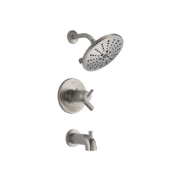 [DEL-T17T459-SSH2O] Delta T17T459 Trinsic TempAssure 17T Series H2Okinetic Tub Shower Trim Stainless