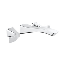 [DEL-T3552LF-WL] Delta T3552LF Tesla Two Handle Wall Mount Bathroom Faucet Trim Chrome