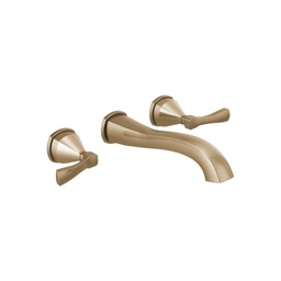 [DEL-T3576LF-CZWL] Delta T3576LF Stryke Wall Mounted Lavatory Trim Champagne Bronze