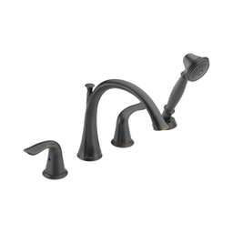 [DEL-T4738-RB] Delta T4738 Lahara Roman Tub With Handshower Trim Venetian Bronze