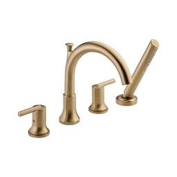 [DEL-T4759-CZ] Delta T4759 Trinsic Roman Tub with Hand Shower Trim Champagne Bronze