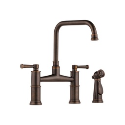 [BRI-62525LF-RB] Brizo 62525LF ARTESSO Two Handle Bridge Kitchen Faucet With Spray