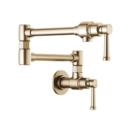 [BRI-62825LF-GL] Brizo 62825LF-GL Artesso Wall Mount Pot Filler Luxe Gold