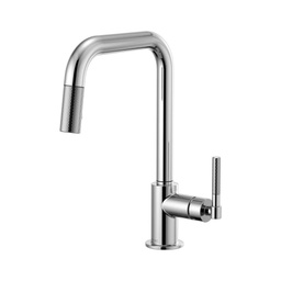 [BRI-63053LF-PC] Brizo 63053LF Litze Pull Down Square Spout Knurled Handle Faucet Chrome