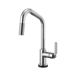 [BRI-64064LF-PC] Brizo 64064LF Litze Smart Touch Pull Down Angled Spout Faucet Chrome