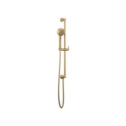 [BRI-88776-GL] Brizo 88776 Invari H2Okinetic Multi Function Slide Bar Handshower Luxe Gold