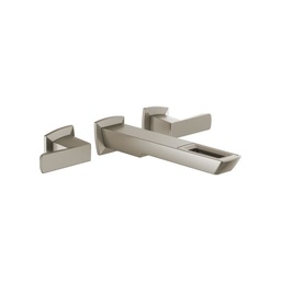 [BRI-T65886LF-NK-ECO] Brizo T65886LF-NK-ECO Vettis Wall Mount Lavatory Faucet Luxe Nickel