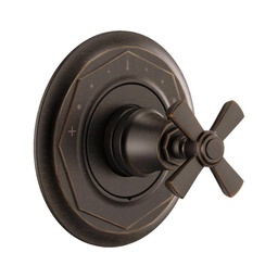 [BRI-T66T061-RB] Brizo T66T061 Rook Thermostatic Valve Trim Cross Venetian Bronze