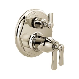 [BRI-T75561-PN] Brizo T75561 Rook Thermostatic Valve 3 Function Diverter Trim Polished Nickel