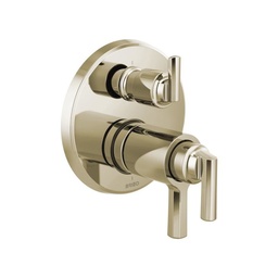 [BRI-T75598-PN] Brizo T75598 Levoir Tempassure Thermostatic Valve With 3 Function Diverter Trim Polished Nickel