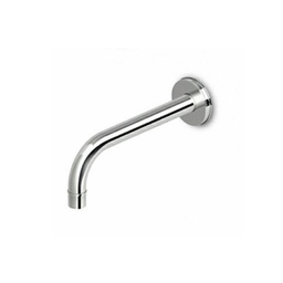 [ZUC-Z92191.190E] Zucchetti Z92191.190E Savoir Wall Spout L 8 5/8&quot; Embossed Flange Chrome